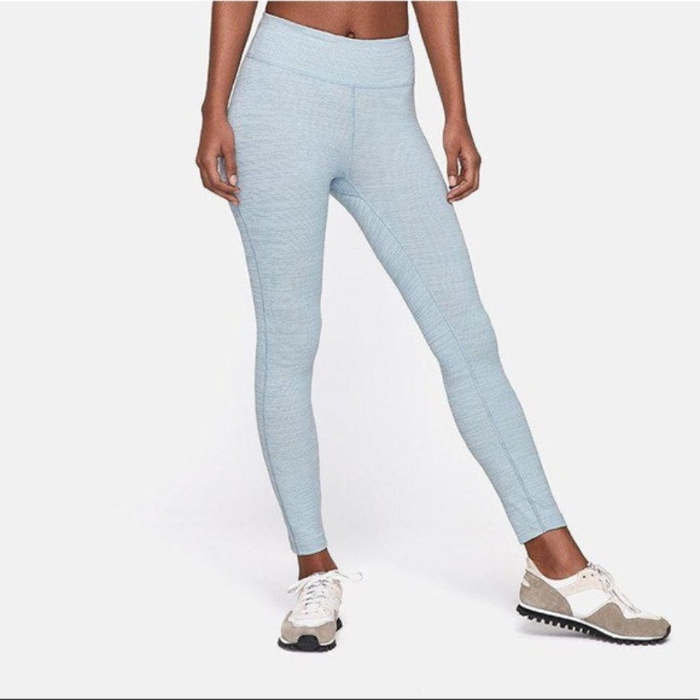 Outdoor Voices tech sweat flex leggings ICE BLUE